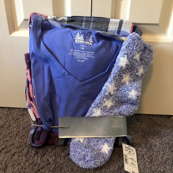 Sonoma Other - NWT Sonoma 3 piece pajama set